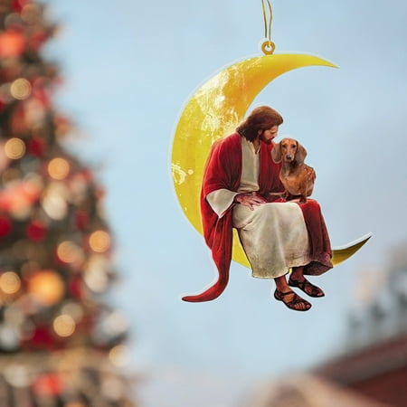 Weerihhol Dog And Sitting On The Moon Hanging Ornament Christmas Ornament Decoration Computer Christmas Ornament Glass
Weerihhol Dog And Sitting On The Moon Hanging Ornament Christmas Ornament Decoration Computer Christmas Ornament Glass