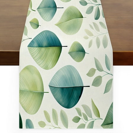 Qzaxky table runner Leaf Printing 13 x 36 Inch Spring Summer Table Runner Green Floral Table Runner Decoration for Indoor Outdoor Home Dinner Party Wedding Decor
Qzaxky table runner Leaf Printing 13 x 36 Inch Spring Summer Table Runner Green Floral Table Runner Decoration for Indoor Outdoor Home Dinner Party Wedding Decor