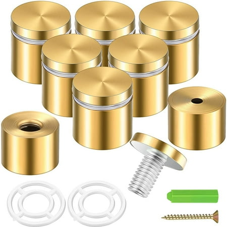 8 Sets Standoff Screws Advertising Nail Standoff Wall Mounting Hardware for Hanging Acrylic Picture (25 x 25mm)
8 Sets Standoff Screws Advertising Nail Standoff Wall Mounting Hardware for Hanging Acrylic Picture (25 x 25mm)