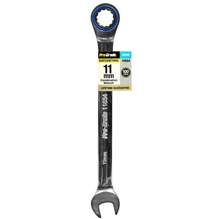 Pro-Grade 11654 11 mm Ratcheting Combo Wrench
