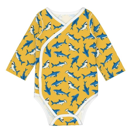 Disketp Shark Print Baby Onesies Unisex-Baby Baby Long Sleeve Bodysuit Bodysuits Boys & Girls-18 Months
Disketp Shark Print Baby Onesies Unisex-Baby Baby Long Sleeve Bodysuit Bodysuits Boys & Girls-18 Months