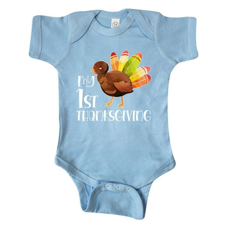 Inktastic My 1st Thanksgiving Cute Baby Turkey Gift Baby Boy or Baby Girl Bodysuit
Inktastic My 1st Thanksgiving Cute Baby Turkey Gift Baby Boy or Baby Girl Bodysuit