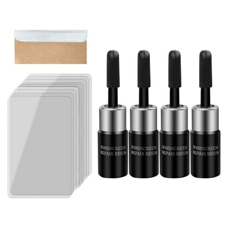 4 Pieces Car Windshield Crack Repair Automotive Repair Fluid Scratch Chip Cracks Repairing Window Glass Set Black
4 Pieces Car Windshield Crack Repair Automotive Repair Fluid Scratch Chip Cracks Repairing Window Glass Set Black