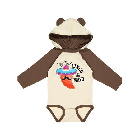 Inktastic My First Cinco de Mayo- pepper in a sombrero Gift Baby Boy or Baby Girl Long Sleeve Bodysuit
Inktastic My First Cinco de Mayo- pepper in a sombrero Gift Baby Boy or Baby Girl Long Sleeve Bodysuit