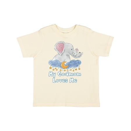 Inktastic My Godmom Loves Me Cute Elephants Clouds Moon and Stars Gift Toddler Boy or Toddler Girl T-Shirt
Inktastic My Godmom Loves Me Cute Elephants Clouds Moon and Stars Gift Toddler Boy or Toddler Girl T-Shirt