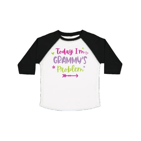 Inktastic Child Funny Today Im Grammys Problem Gift Toddler Toddler Girl T-Shirt