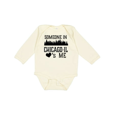 Inktastic Chicago Illinois Someone Loves Me Skyline Gift Baby Boy or Baby Girl Long Sleeve Bodysuit
Inktastic Chicago Illinois Someone Loves Me Skyline Gift Baby Boy or Baby Girl Long Sleeve Bodysuit