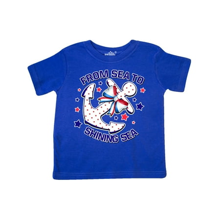 Inktastic From Sea to Shining Sea with Patriotic Anchor and Bow Gift Toddler Boy or Toddler Girl T-Shirt
Inktastic From Sea to Shining Sea with Patriotic Anchor and Bow Gift Toddler Boy or Toddler Girl T-Shirt