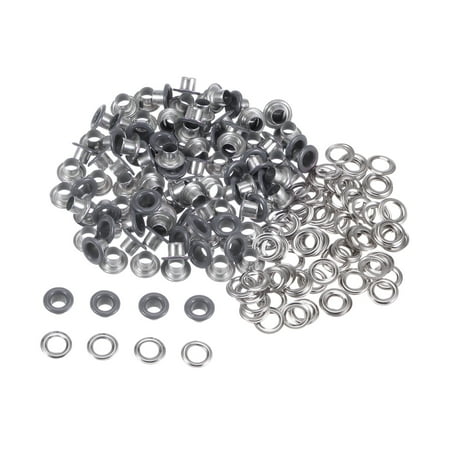 100set Grommets Kit Metal Eyelets 4mm Grommet Tool for Shoes Clothes Belt Bag DIY Project Grey
100set Grommets Kit Metal Eyelets 4mm Grommet Tool for Shoes Clothes Belt Bag DIY Project Grey