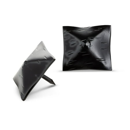 100 Pack - Iron Clavos Decorative Nails Pyramid Head 1.5 inch - Black - Decorative Accent for Home Improvement - Farmhouse Shutters Barn Door Furniture Carriage Gates - Borderland Rustic Hardware
100 Pack - Iron Clavos Decorative Nails Pyramid Head 1.5 inch - Black - Decorative Accent for Home Improvement - Farmhouse Shutters Barn Door Furniture Carriage Gates - Borderland Rustic Hardware
