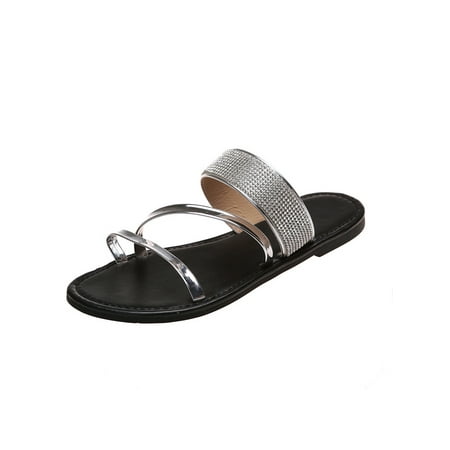 Tenmix Womens Beach Sandal Strappy Flat Sandals Summer Slides Comfort Shoes Women s Anti Skid Stylish Slippers Silver 7
Tenmix Womens Beach Sandal Strappy Flat Sandals Summer Slides Comfort Shoes Women s Anti Skid Stylish Slippers Silver 7