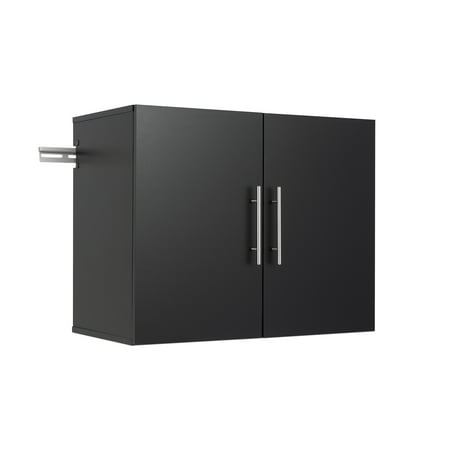 Prepac HangUps 30 Upper 1-Shelf Storage Cabinet Black
