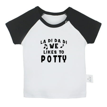 We Likes To Potty Funny T shirt For Baby Newborn Babies T-shirts Infant Tops 0-24M Kids Graphic Tees Clothing (Short Black Raglan T-shirt 6-12 Months)
We Likes To Potty Funny T shirt For Baby Newborn Babies T-shirts Infant Tops 0-24M Kids Graphic Tees Clothing (Short Black Raglan T-shirt 6-12 Months)