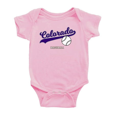 Cute Colorado Baby Bodysuits Baseball Fan Baby Jersey Clothes for Boys Girls (Pink 12-18 Months)
Cute Colorado Baby Bodysuits Baseball Fan Baby Jersey Clothes for Boys Girls (Pink 12-18 Months)