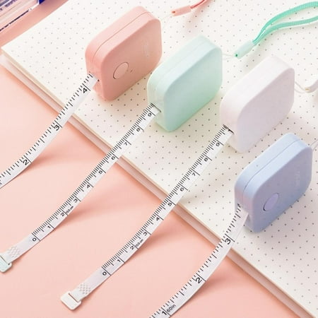 4Pcs Random Soft Retractable Sewing Tape Measure Cloth Waist Body Measuring Tape 59in&150cm Markings Flexible Ruler for Tailor Dressmaker
4Pcs Random Soft Retractable Sewing Tape Measure Cloth Waist Body Measuring Tape 59in&150cm Markings Flexible Ruler for Tailor Dressmaker