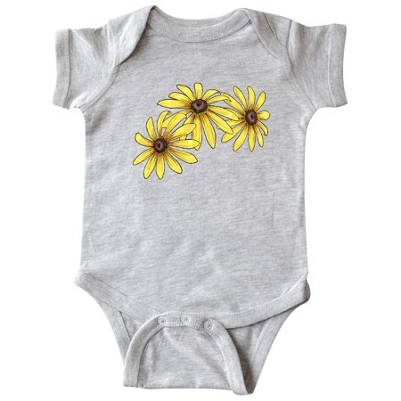 Inktastic Black Eyed Susans Flowers Gift Baby Boy or Baby Girl Bodysuit