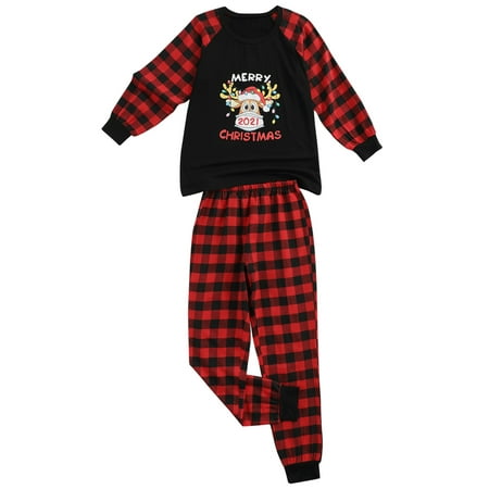Canrulo Family Matching Christmas Pajamas Long Sleeve and Pants Set Women Men Kids Holiday Sleepwear for Family Christmas Black Kids 2-3 Years
Canrulo Family Matching Christmas Pajamas Long Sleeve and Pants Set Women Men Kids Holiday Sleepwear for Family Christmas Black Kids 2-3 Years