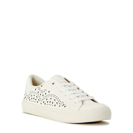 Scoop Women s Laser Cut Court Sneakers