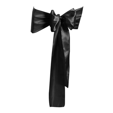 Colorful Stain Wedding Sash Bows or as Table Runners Party Decoration Long 275cm Black
Colorful Stain Wedding Sash Bows or as Table Runners Party Decoration Long 275cm Black