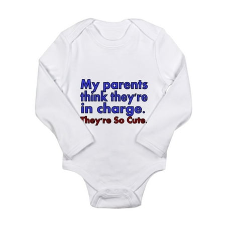 CafePress - My Parents Think Theyre In Charge Body Suit - Long Sleeve Infant Bodysuit
CafePress - My Parents Think Theyre In Charge Body Suit - Long Sleeve Infant Bodysuit