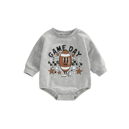 TSEXIEFOOFU Baby Girls Boys Autumn Casual Romper Long Sleeve O Neck Letter Rugby Print Romper
TSEXIEFOOFU Baby Girls Boys Autumn Casual Romper Long Sleeve O Neck Letter Rugby Print Romper