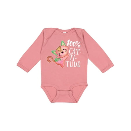 Inktastic 100 Percent Cattitude with Cute Cat Gift Baby Boy or Baby Girl Long Sleeve Bodysuit
Inktastic 100 Percent Cattitude with Cute Cat Gift Baby Boy or Baby Girl Long Sleeve Bodysuit