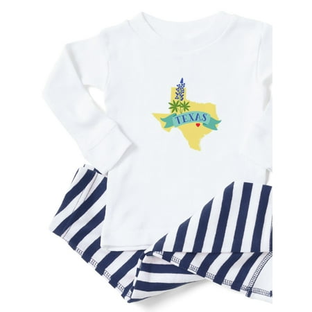CafePress - Texas State Outline Bluebonnet Flower - Toddler Long Sleeve Pajama set
CafePress - Texas State Outline Bluebonnet Flower - Toddler Long Sleeve Pajama set