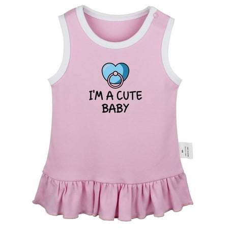 I m A Cute Baby Funny Dresses For Baby Newborn Babies Skirts Infant Princess Dress 0-24M Kids Graphic Clothes (Pink Sleeveless Dresses 6-12 Months)
I m A Cute Baby Funny Dresses For Baby Newborn Babies Skirts Infant Princess Dress 0-24M Kids Graphic Clothes (Pink Sleeveless Dresses 6-12 Months)