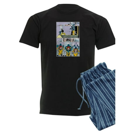 CafePress - G.I. Joe Snake Eyes Saving Scarlett - Men s Dark Pajamas