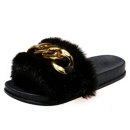Women Dressy Comfy Platform Casual Shoes Winter PlushSlipper Home Casual