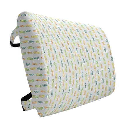 Floral Lumbar Pillow Hand Drawn Watercolor Foliage Leaves with Many Colors Botany Themed Illustration Soft Back Cushion for Office Chairs with Adjustable Straps 14 x 13 Multicolor by Ambesonne
Floral Lumbar Pillow Hand Drawn Watercolor Foliage Leaves with Many Colors Botany Themed Illustration Soft Back Cushion for Office Chairs with Adjustable Straps 14 x 13 Multicolor by Ambesonne