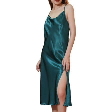 MAWCLOS Women Nightdress Sleeveless Nightgowns Backless Sleep Dress Ladies Soft Sleepwear Weekend Pajama Dark Green 2XL
MAWCLOS Women Nightdress Sleeveless Nightgowns Backless Sleep Dress Ladies Soft Sleepwear Weekend Pajama Dark Green 2XL