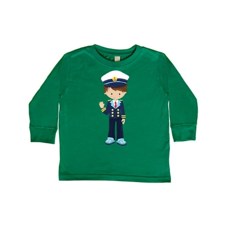Inktastic Cute Boy Boat Captain Skipper Brown Hair Gift Toddler Boy Girl Long Sleeve T-Shirt
Inktastic Cute Boy Boat Captain Skipper Brown Hair Gift Toddler Boy Girl Long Sleeve T-Shirt
