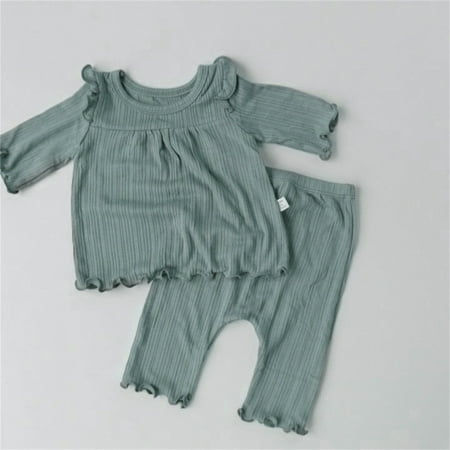 Hunpta Newborn Infant Baby Girls Boys Autumn Solid Cotton Long Sleeve Long Pants Sleepwear Set Outfits Clothes
Hunpta Newborn Infant Baby Girls Boys Autumn Solid Cotton Long Sleeve Long Pants Sleepwear Set Outfits Clothes