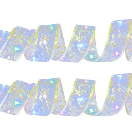 Nomeni Christmas Ribbon Fairy Lights Christmas LED Lights Double Ribbon String Lights Christmas Tree Decoration Glowing Ribbon Pendant
Nomeni Christmas Ribbon Fairy Lights Christmas LED Lights Double Ribbon String Lights Christmas Tree Decoration Glowing Ribbon Pendant
