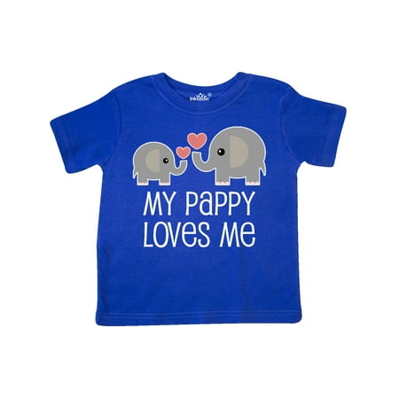 Inktastic Pappy Loves Me Grandson Gift Gift Toddler Boy or Toddler Girl T-Shirt