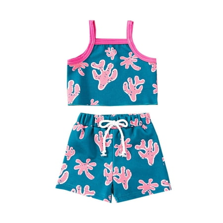 QBGSAY Little Child Outfits Sets Toddler Girls Summer Sleeveless Cartoon Prints Tops Shorts 2Pcs Outfits Clothes Set For Babys Clothes Sets 2 Piece Casual clothing
QBGSAY Little Child Outfits Sets Toddler Girls Summer Sleeveless Cartoon Prints Tops Shorts 2Pcs Outfits Clothes Set For Babys Clothes Sets 2 Piece Casual clothing