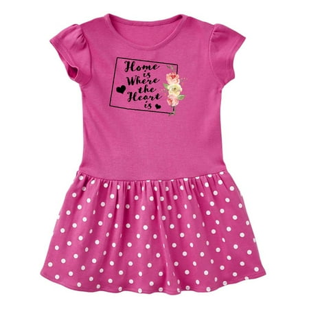 Inktastic Wyoming Home is Where The Heart is with Watercolor Floral Gift Toddler Girl Dress
Inktastic Wyoming Home is Where The Heart is with Watercolor Floral Gift Toddler Girl Dress