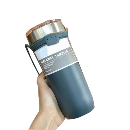 Stainless Steel Insulated Cup Stainless Steel Thermal Coffee Travel Mug Ensure You Drink Enough Water Daily For Fitness 710 Blue 
Stainless Steel Insulated Cup Stainless Steel Thermal Coffee Travel Mug Ensure You Drink Enough Water Daily For Fitness 710 Blue
