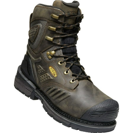1022112 KEEN Men s Philadelphia 8IN WP Safety Boots - Brown/Black