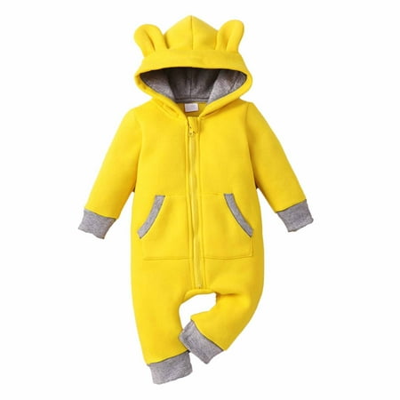 Honeeladyy Clearance under 10$ Spring Fall Infant Toddler Baby Long Sleeve Hooded Bear Ear Romper With Pockets Jumpsuit
Honeeladyy Clearance under 10$ Spring Fall Infant Toddler Baby Long Sleeve Hooded Bear Ear Romper With Pockets Jumpsuit