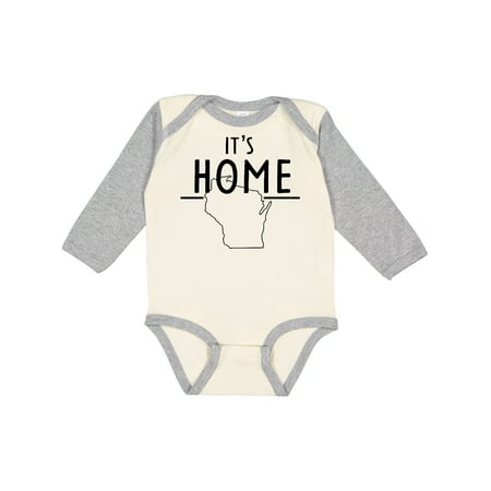 Inktastic It s Home- State of Wisconsin Outline Gift Baby Boy or Baby Girl Long Sleeve Bodysuit
Inktastic It s Home- State of Wisconsin Outline Gift Baby Boy or Baby Girl Long Sleeve Bodysuit