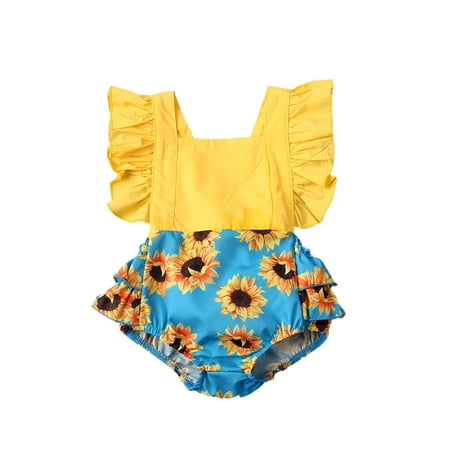 Toddler Baby Girls Summer Romper Fly Sleeve Floral Printed Patchwork Ruffled Short Jumpsuit
Toddler Baby Girls Summer Romper Fly Sleeve Floral Printed Patchwork Ruffled Short Jumpsuit