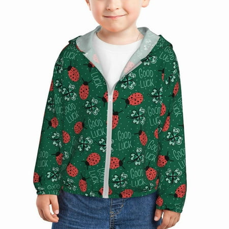 Goofa Good Luck Ladybug Printed Kids Zip-Up Hoodie Girls Boys UPF50+ Sun Protection Jacket Hooded Cooling Shirt-3 Years
Goofa Good Luck Ladybug Printed Kids Zip-Up Hoodie Girls Boys UPF50+ Sun Protection Jacket Hooded Cooling Shirt-3 Years