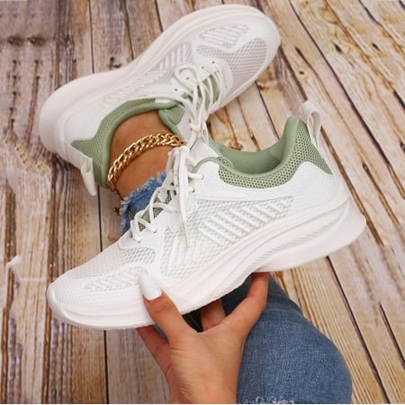 Aayomet Sneakers for Women Women Running Shoes Lace Up Sporty Sports Shoes White Shoes Sneakers Green 7
Aayomet Sneakers for Women Women Running Shoes Lace Up Sporty Sports Shoes White Shoes Sneakers Green 7