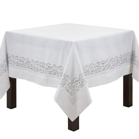 Saro Lifestyle 8060.S72S 72 in. Embroidered Scroll Square Tablecloth Silver
Saro Lifestyle 8060.S72S 72 in. Embroidered Scroll Square Tablecloth Silver