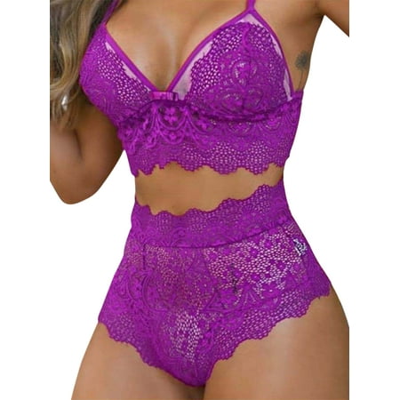 Frontwalk Women Underwear Deep V Neck Lingerie Set 2 Pieces Nightdress Ladies Transparent Outfits Babydoll Sleepwear Purple M
Frontwalk Women Underwear Deep V Neck Lingerie Set 2 Pieces Nightdress Ladies Transparent Outfits Babydoll Sleepwear Purple M