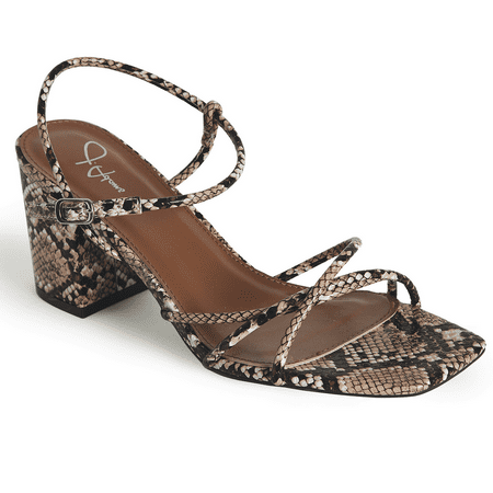 J. Adams Camila Block Heeled Strappy Sandals for Women - Snake PU - 10
J. Adams Camila Block Heeled Strappy Sandals for Women - Snake PU - 10