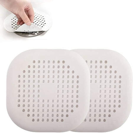2 PCS Hair Catcher Hair Drain Cover for Shower Silicone Hair Stopper with 4 Suction Cups Easy to Install Suit for Bathroom Bathtub Kitchen (Flat White)
2 PCS Hair Catcher Hair Drain Cover for Shower Silicone Hair Stopper with 4 Suction Cups Easy to Install Suit for Bathroom Bathtub Kitchen (Flat White)