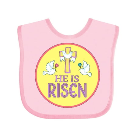 Inktastic He is Risen for Easter Gift Baby Boy or Baby Girl Bib